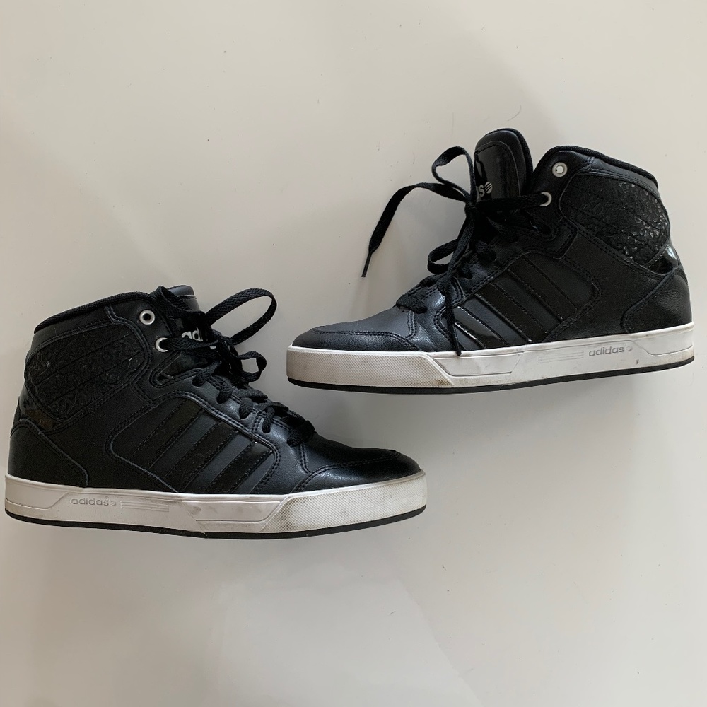 Adidas High Top Sneakers - Neo (BLACK) Size 9 WMNS